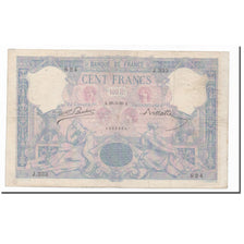 France, 100 Francs, Bleu et Rose, 1889, 28.03.1889, VF(30-35), Fayette:21.2