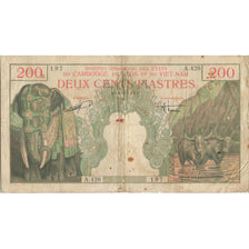 Geldschein, FRENCH INDO-CHINA, 200 Piastres = 200 Dong, KM:109, S