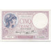 France, 5 Francs, Violet, 1939, 1939-10-19, UNC(65-70), Fayette:4.12, KM:83