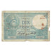 France, 10 Francs, Minerve, 1936, 1936-12-17, F(12-15), Fayette:6.17, KM:73e