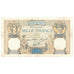 Francia, 1000 Francs, Cérès et Mercure, 1937, B.2985, MBC, Fayette:38.1