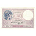 França, 5 Francs, Violet, 1940, M.67796, AU(55-58), Fayette:4.18, KM:83