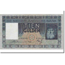 Nota, Países Baixos, 10 Gulden, 1933, 1933-03-02, KM:49, EF(40-45)