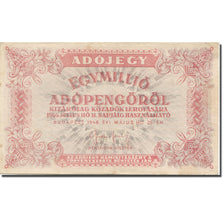 Banknote, Hungary, 1,000,000 (Egymillió) Adópengö, 1946, 1946-05-25, KM:140c