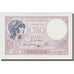 Frankrijk, 5 Francs, Violet, 1939, 1939-08-17, NIEUW, Fayette:4.6, KM:83