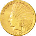 Moneta, Stati Uniti, Indian Head, $10, Eagle, 1910, U.S. Mint, San Francisco