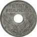 Moneta, Francia, État français, 20 Centimes, 1944, Paris, BB+, Zinco