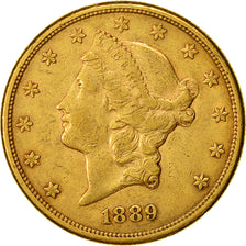 Monnaie, États-Unis, Liberty Head, $20, Double Eagle, 1889, U.S. Mint, San