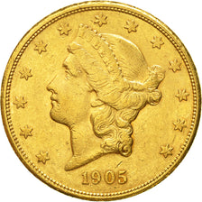 Münze, Vereinigte Staaten, Liberty Head, $20, Double Eagle, 1905, U.S. Mint