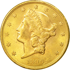 Moneta, Stati Uniti, Liberty Head, $20, Double Eagle, 1896, U.S. Mint, San