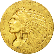 Münze, Vereinigte Staaten, Indian Head, $5, Half Eagle, 1913, U.S. Mint