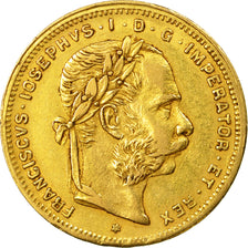 Munten, Oostenrijk, Franz Joseph I, 8 Florins-20 Francs, 1888, Vienna, ZF+