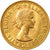 Coin, Great Britain, Elizabeth II, Sovereign, 1957, AU(55-58), Gold, KM:908