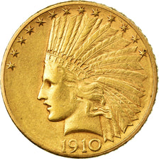 Monnaie, États-Unis, Indian Head, $10, Eagle, 1910, U.S. Mint, Denver, SUP, Or