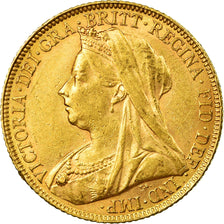 Munten, Groot Bretagne, Victoria, Sovereign, 1899, ZF+, Goud, KM:785