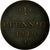 Moneda, Estados alemanes, FRANKFURT AM MAIN, Pfennig, 1819, MBC, Cobre, KM:Tn7