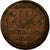 Moneda, Estados alemanes, MUNSTER, 3 Pfenning, 1743, BC+, Cobre, KM:430