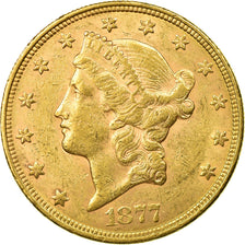 Münze, Vereinigte Staaten, Liberty Head, $20, Double Eagle, 1877, U.S. Mint