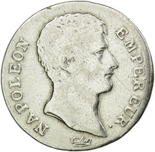 Coin, France, Napoléon I, Franc, 1807, Torino, Very rare, F(12-15), Silver