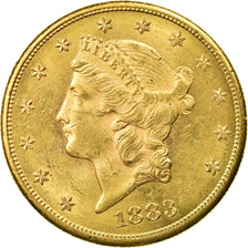 Munten, Verenigde Staten, Liberty Head, $20, Double Eagle, 1883, U.S. Mint, San