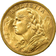 Moneda, Suiza, 20 Francs, 1911, Bern, SC, Oro, KM:35.1