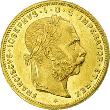 Autriche, François Joseph, 20 Francs ou 8 Florins 1881, KM 2269