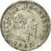 Münze, Italien, Vittorio Emanuele II, 50 Centesimi, 1863, Milan, S+, Silber