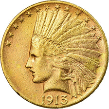 Monnaie, États-Unis, Indian Head, $10, Eagle, 1913, U.S. Mint, Philadelphie