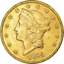 Moeda, Estados Unidos da América, Liberty Head, $20, Double Eagle, 1894, U.S.