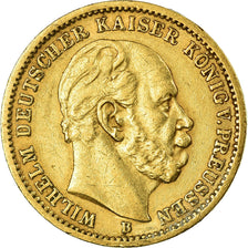 Moeda, Estados Alemães, PRUSSIA, Wilhelm I, 20 Mark, 1874, EF(40-45), Dourado