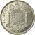 Coin, Spain, Caudillo and regent, 5 Pesetas, 1950, MS(63), Nickel, KM:778