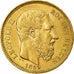 Coin, Belgium, Leopold II, 20 Francs, 20 Frank, 1869, Brussels, MS(60-62), Gold