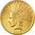 Coin, United States, Indian Head, $10, Eagle, 1910, Denver, AU(50-53), Gold