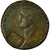 Moneda, Claudius, As, 41-45, Rome, Countermark, BC+, Bronce, RIC:128