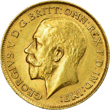 Moneta, Gran Bretagna, George V, 1/2 Sovereign, 1914, SPL-, Oro, KM:819