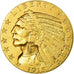 Moneta, Stati Uniti, Indian Head, $5, Half Eagle, 1915, U.S. Mint, Philadelphia