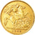 Moneda, Gran Bretaña, Edward VII, 1/2 Sovereign, 1908, London, MBC, Oro, KM:804