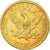 Moeda, Estados Unidos da América, Coronet Head, $5, Half Eagle, 1907, U.S.