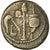 Coin, Julius Caesar, Denarius, VF(20-25), Silver, Crawford:443/1