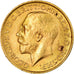 Moneda, Gran Bretaña, George V, Sovereign, 1911, SC, Oro, KM:820