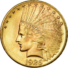 Moeda, Estados Unidos da América, Indian Head, $10, Eagle, 1926, Philadelphia