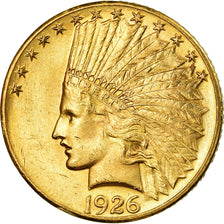 Moneda, Estados Unidos, Indian Head, $10, Eagle, 1926, Philadelphia, EBC, Oro