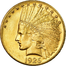 Moneta, Stati Uniti, Indian Head, $10, Eagle, 1926, Philadelphia, SPL-, Oro