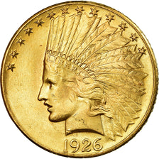 Moneda, Estados Unidos, Indian Head, $10, Eagle, 1926, Philadelphia, EBC, Oro