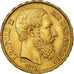 Coin, Belgium, Leopold II, 20 Francs, 20 Frank, 1871, MS(60-62), Gold, KM:37