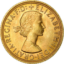 Moneta, Wielka Brytania, Elizabeth II, Sovereign, 1959, London, MS(64), Złoto