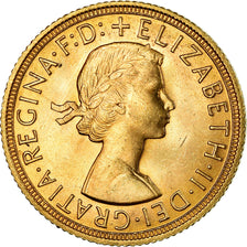 Münze, Großbritannien, Elizabeth II, Sovereign, 1959, London, UNZ+, Gold