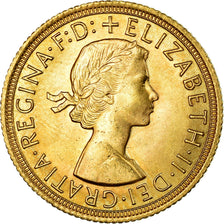 Munten, Groot Bretagne, Elizabeth II, Sovereign, 1966, UNC-, Goud, KM:908