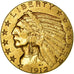 Moeda, Estados Unidos da América, Indian Head, $5, Half Eagle, 1912, U.S. Mint