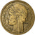 Moneda, Francia, Morlon, Franc, 1940, Paris, Countermark V and Lorraine cross